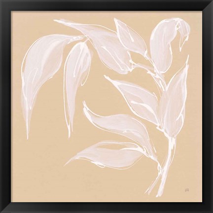 Framed Leaf Study V Print