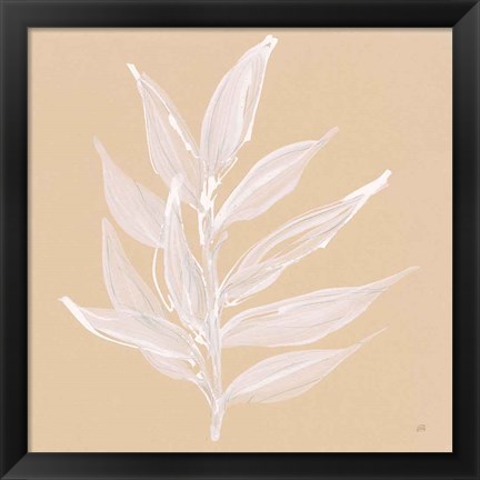 Framed Leaf Study IV Print