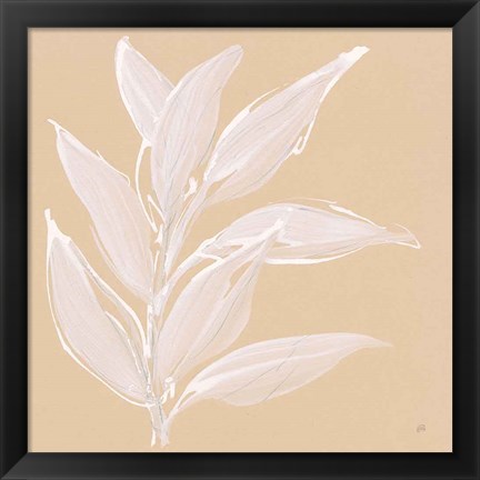 Framed Leaf Study II Print