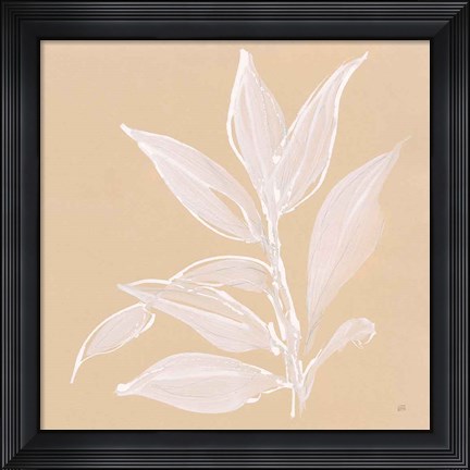 Framed Leaf Study I Print