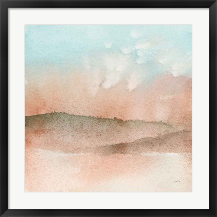 Framed Desert Landscape I Print