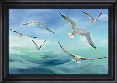 Framed Sea Flight Print