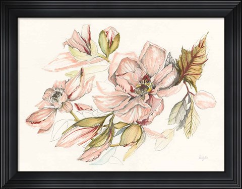 Framed Magnolia Morning Print
