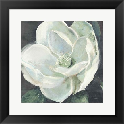 Framed Magnolia III Sage Print