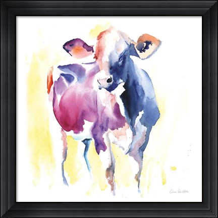 Framed Holstein III Print