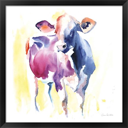 Framed Holstein III Print