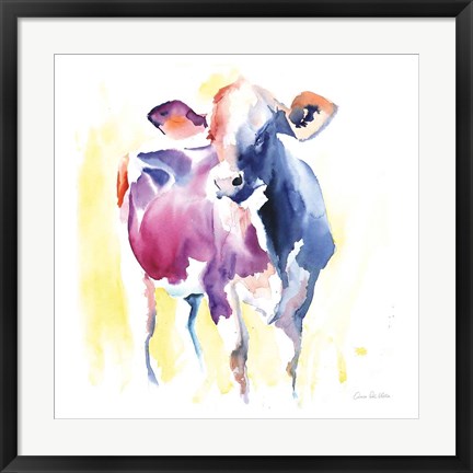 Framed Holstein III Print