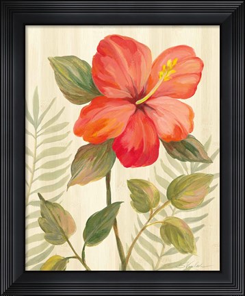 Framed Tropical Garden XI Print