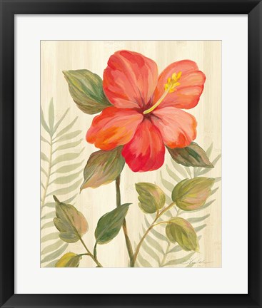 Framed Tropical Garden XI Print