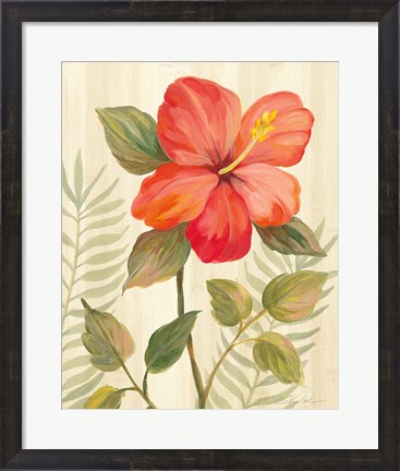 Framed Tropical Garden XI Print