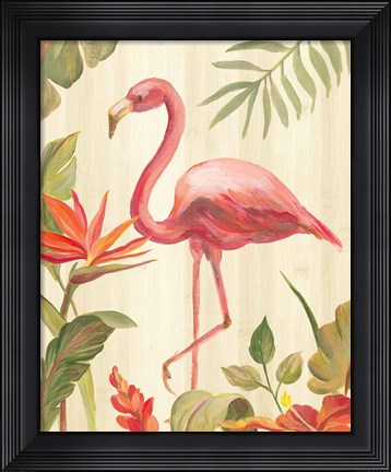 Framed Tropical Garden X Print