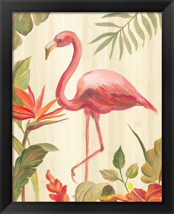 Framed Tropical Garden X Print