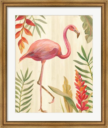 Framed Tropical Garden IX Print