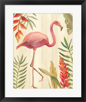 Framed Tropical Garden IX Print