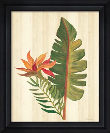 Framed Tropical Garden VI Print