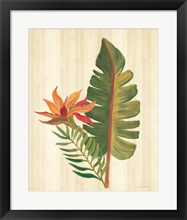 Framed Tropical Garden VI Print