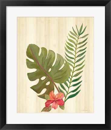 Framed Tropical Garden V Print