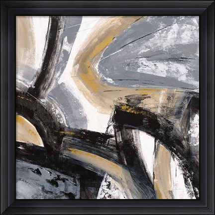 Framed Urban Graffiti I Print