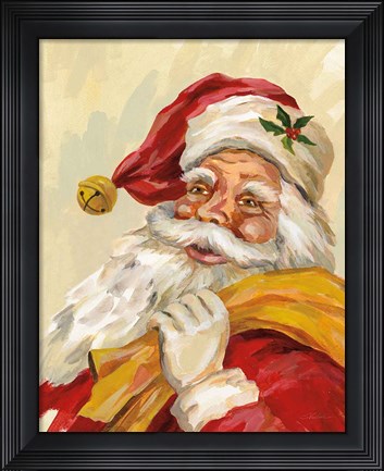 Framed Santa Print