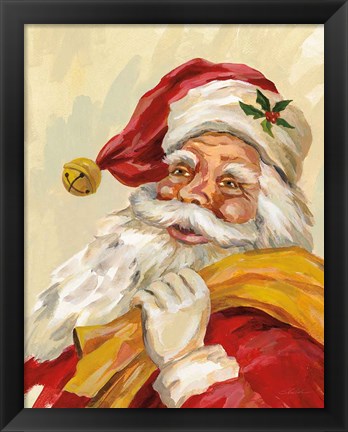 Framed Santa Print