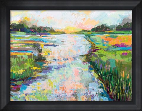 Framed Dancing Light Print