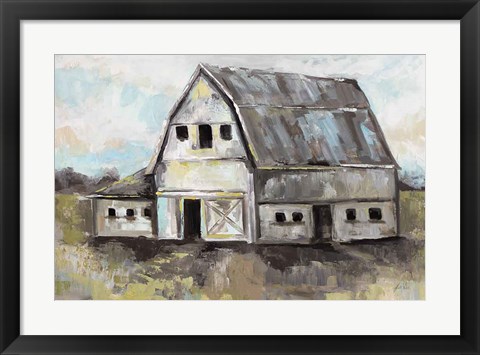 Framed Tranquil Barn Print