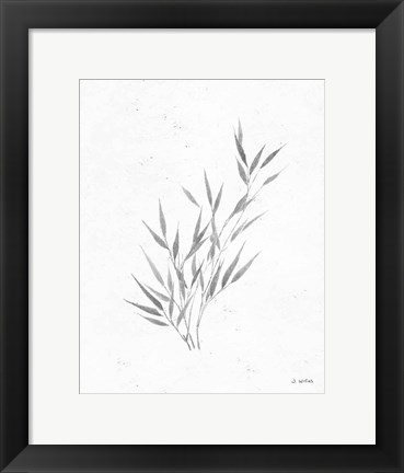 Framed Soft Summer Sketches III Blue Print