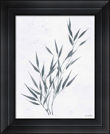 Framed Soft Summer Sketches III Blue Print