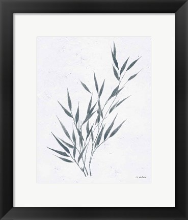 Framed Soft Summer Sketches III Blue Print