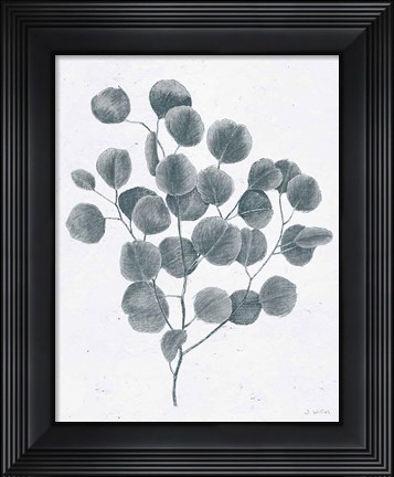 Framed Soft Summer Sketches II Blue Print