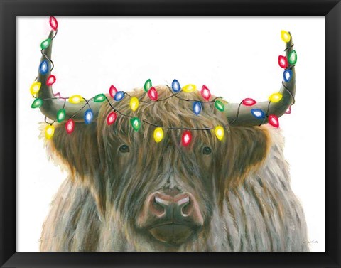 Framed Holiday Highlander Crop Print