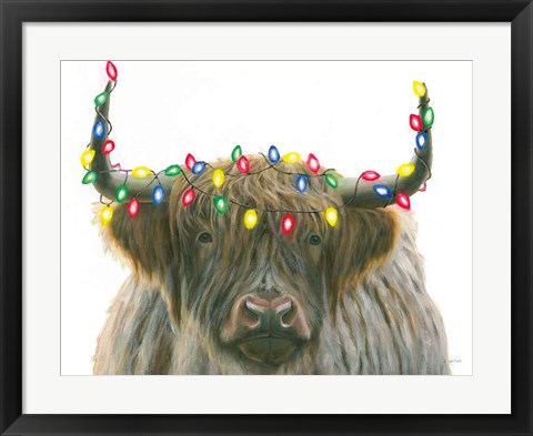 Framed Holiday Highlander Crop Print