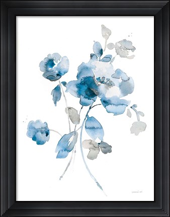 Framed Blues of Summer III Print