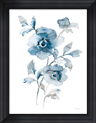 Framed Blues of Summer II Print
