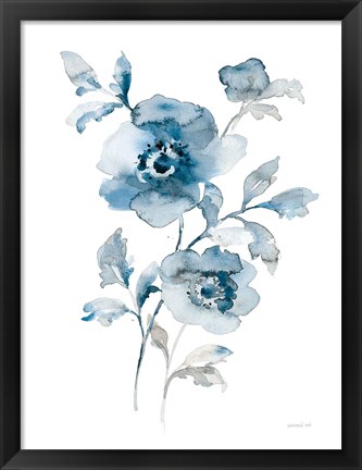 Framed Blues of Summer II Print