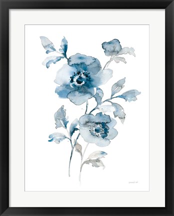 Framed Blues of Summer II Print