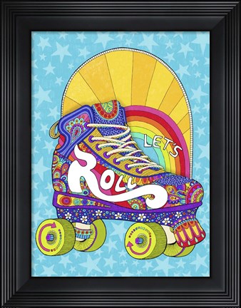 Framed Lets Roll Print