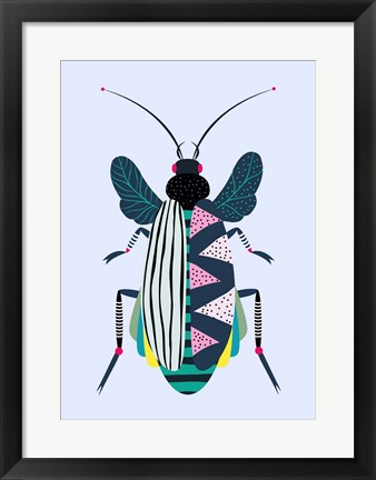 Framed Beetle Print