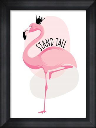 Framed Flamingo Print