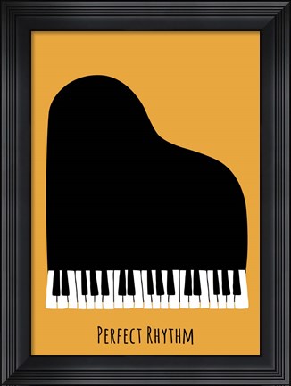 Framed Piano Print