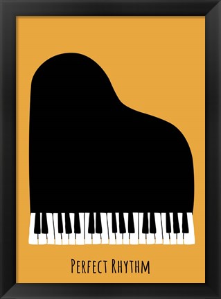 Framed Piano Print