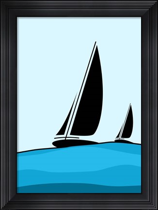 Framed Sailing Print