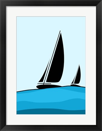 Framed Sailing Print