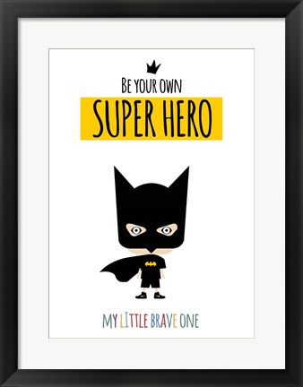 Framed Superhero One Print