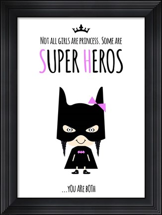 Framed Superhero Two Print