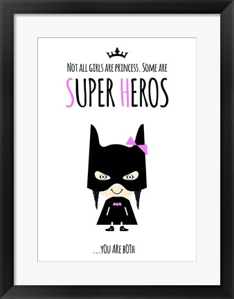 Framed Superhero Two Print