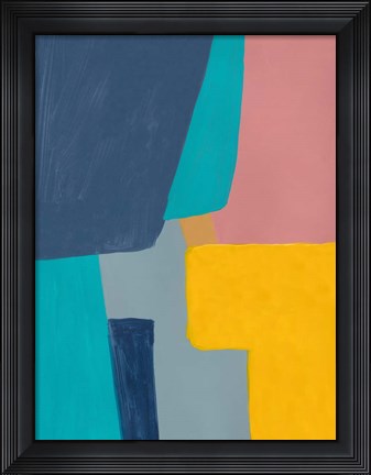 Framed City Blocks Print