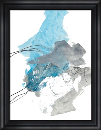 Framed Indigo Field No. 1 Print