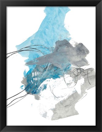 Framed Indigo Field No. 1 Print