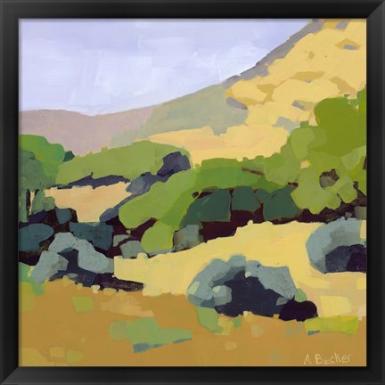 Framed Hillside Print